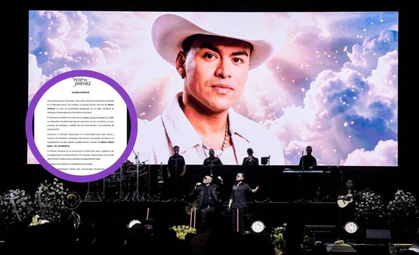 Familia y equipo de Yeison Jiménez hicieron denuncia de robo en el homenaje en el Movistar Arena