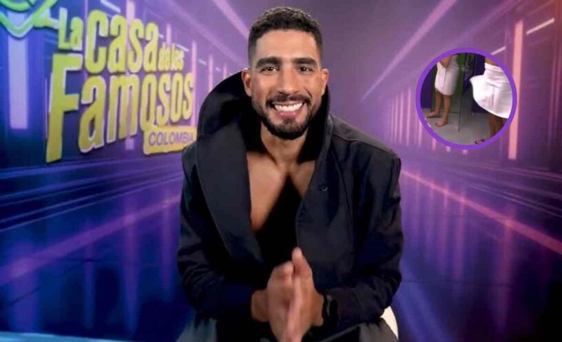 Descuido de Renzo con la toalla en La Casa de los Famosos