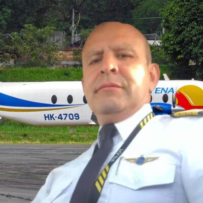 habló esposa del piloto del vuelo de Satena