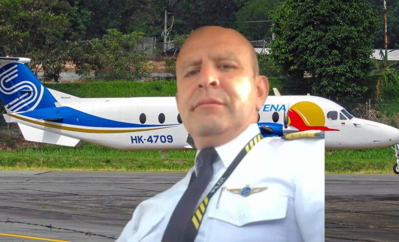habló esposa del piloto del vuelo de Satena