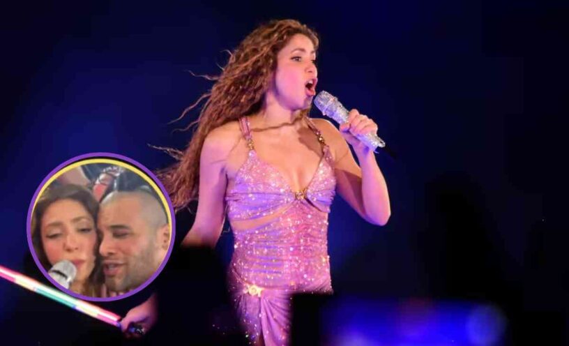 fan le robó un beso a Shakira en medio de uno de sus conciertos