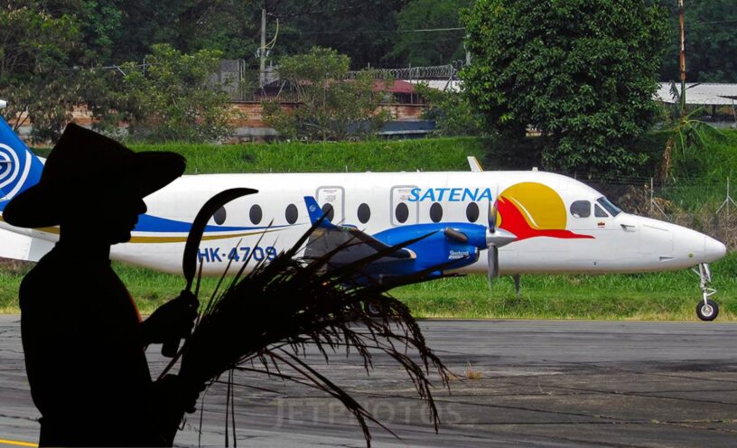 habló campesino que encontró el avión de Satena