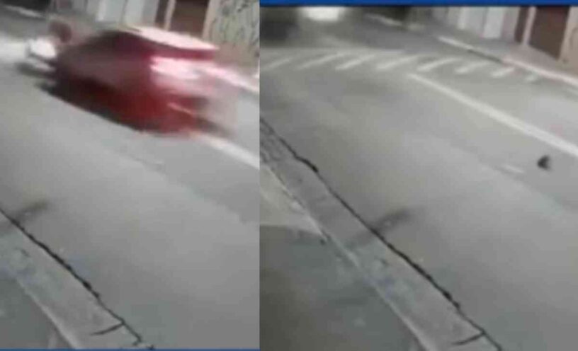 Joven arrolló a su novio y acompañante
