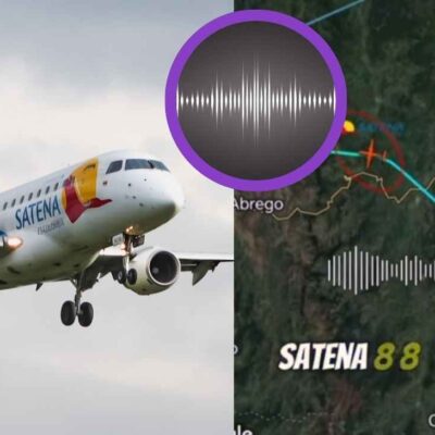 Apareció audio de la última comunicación que tuvo el avión de Satena antes del accidente