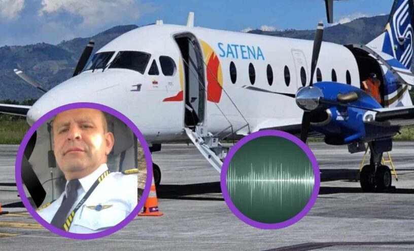 El audio de lo que le dijo el piloto a la torre de control segundos antes de que ocurriera el accidente del avión Satena