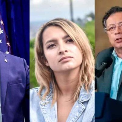 reacción de Andrea Petro tras la reciente llamada entre su padre, Gustavo Petro