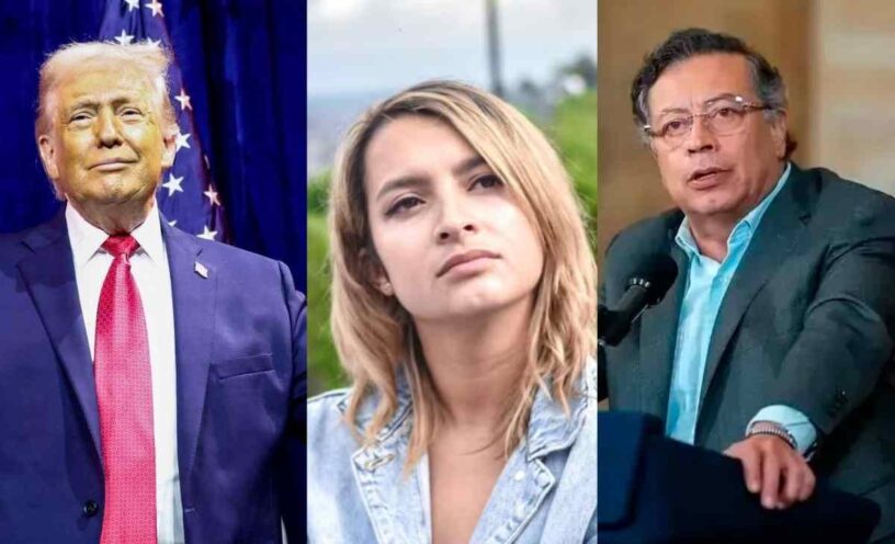 reacción de Andrea Petro tras la reciente llamada entre su padre, Gustavo Petro