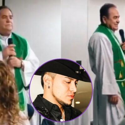 Sacerdote interpreta a Yeison Jiménez durante la misa y se viraliza en redes