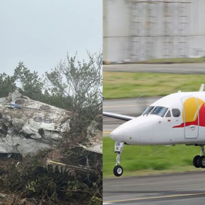 accidentó avión de SATENA