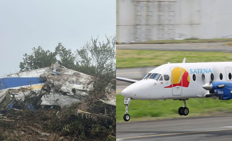 accidentó avión de SATENA