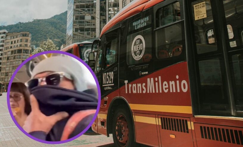 broma de mal olor en Transmilenio