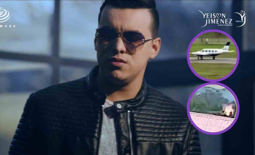 video del momento exacto en que se accidentó avioneta de Yeison Jiménez