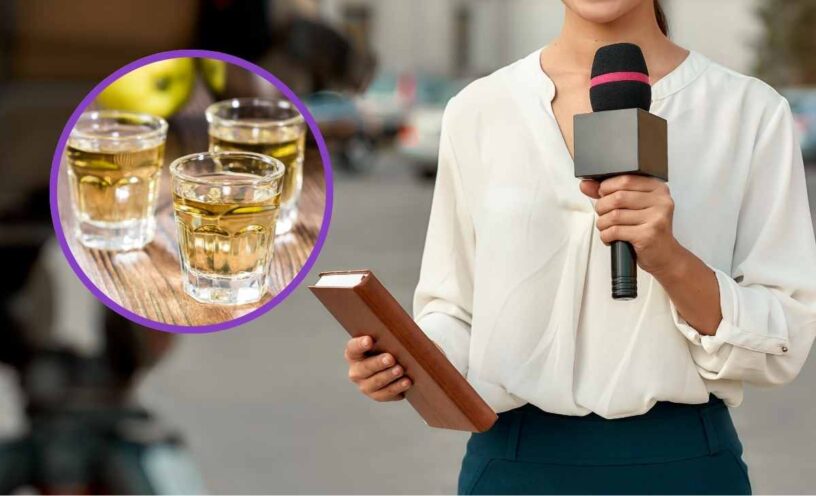 El video de la periodista que salió borracha en plena emisión en vivo del noticiero