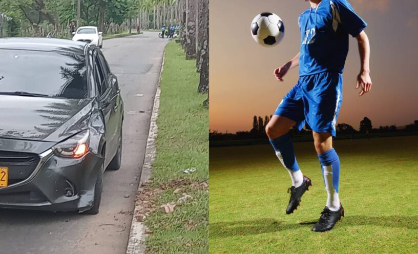 jugador de Llaneros accidente