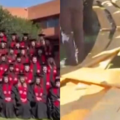 Más de 30 estudiantes heridos tras desplome de gradas en graduación