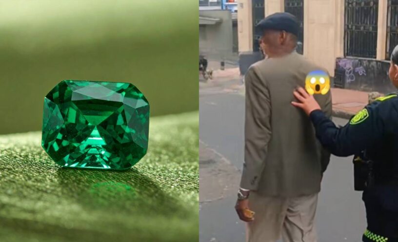 hombre se tragó esmeralda
