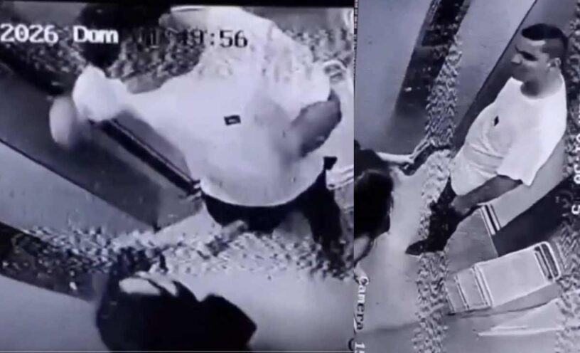 Hombre golpeó a su novia dentro de un ascensor en Montería