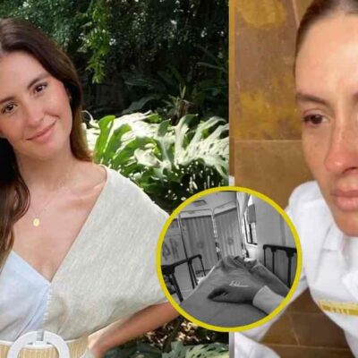 publicación de Taliana Vargas desde un hospital