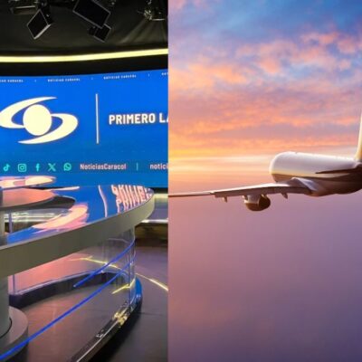Periodista de Noticias Caracol vivió tremendo susto en un avión