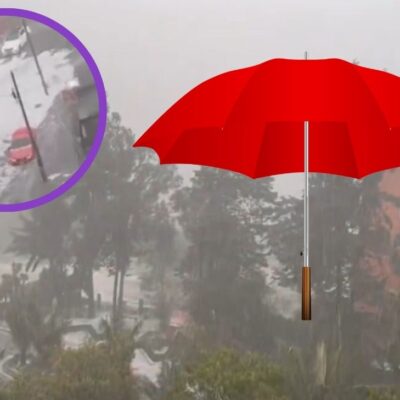 Las imágenes de la fuerte granizada en Bogotá este 9 de marzo de 2025