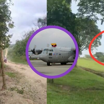 Las imágenes del accidente del avión Hércules de las Fuerzas Militares en Putumayo