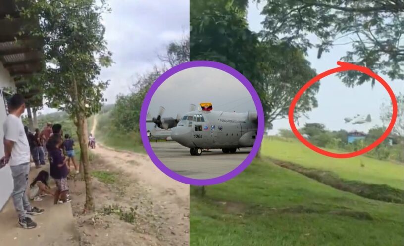 Las imágenes del accidente del avión Hércules de las Fuerzas Militares en Putumayo
