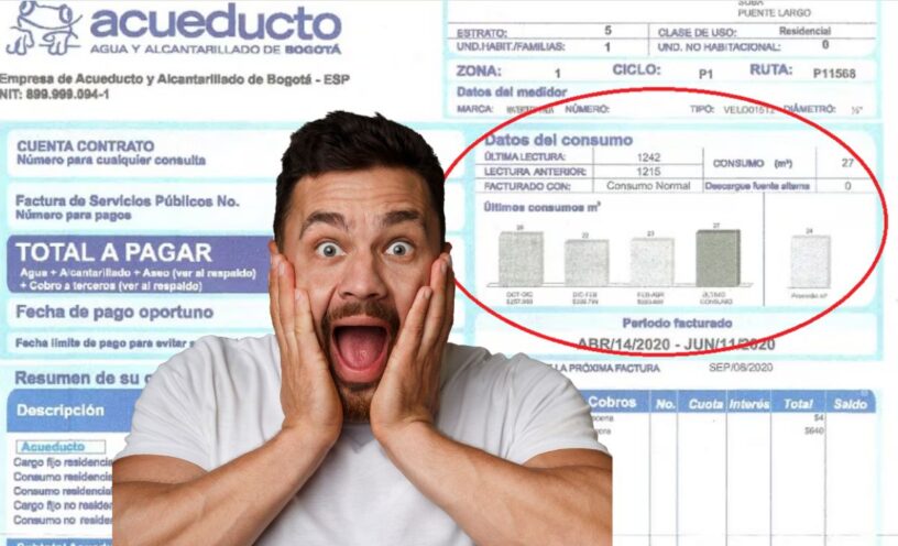 ¿Qué beneficio recibirán los usuarios en Bogotá si cumplen requisito con el recibo del Acueducto?