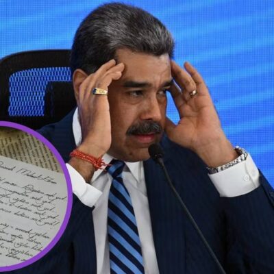 primera carta Nicolás Maduro