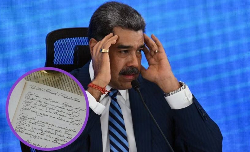 primera carta Nicolás Maduro
