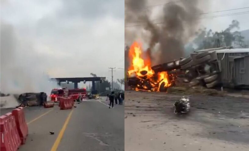 accidente vía Zipaquirá