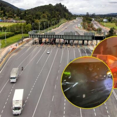 tractocamión sin frenos causó una fuerte tragedia en el peaje de Zipaquirá