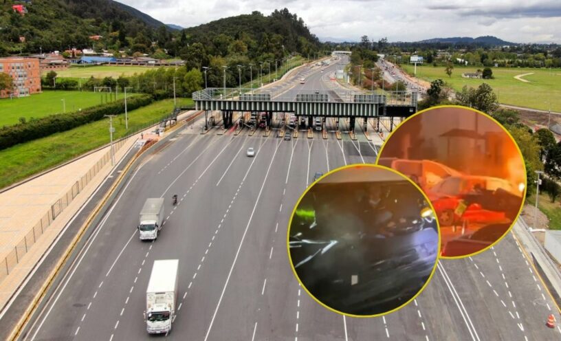 tractocamión sin frenos causó una fuerte tragedia en el peaje de Zipaquirá