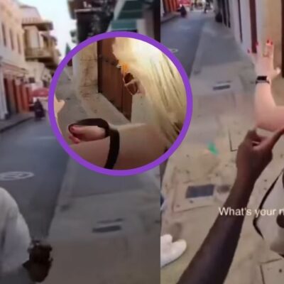 El video que muestra acoso a una mujer turista en plena calle de Cartagena