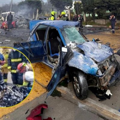 Sobreviviente a accidente en peaje relató cómo salvó a su esposa