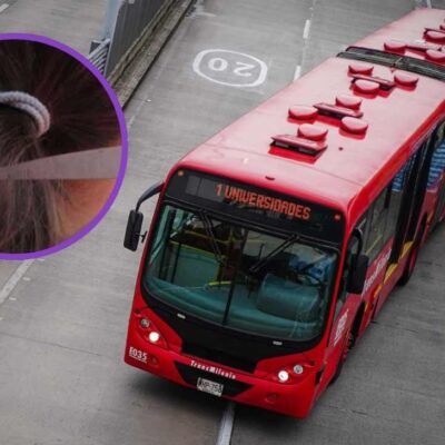 Advierten sobre robo de cabello en TransMilenio