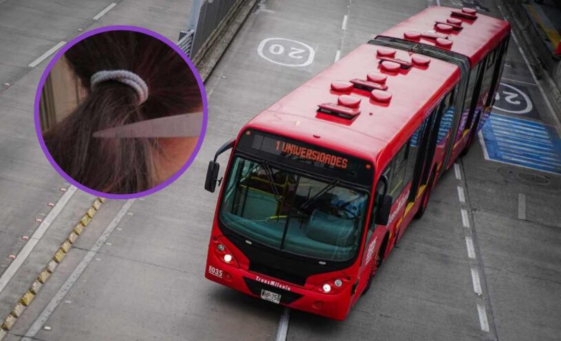 Advierten sobre robo de cabello en TransMilenio