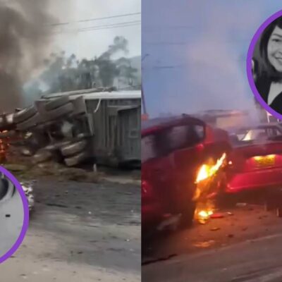 razón del viaje de la familia en el peaje Casablanca