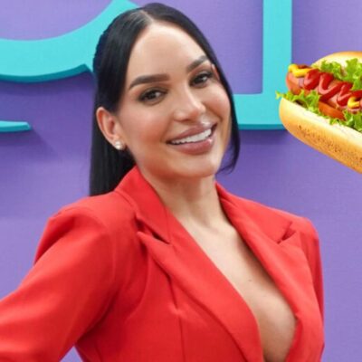 La foto de Andrea Valdiri cuando vendía perros calientes en las calles de Barranquilla