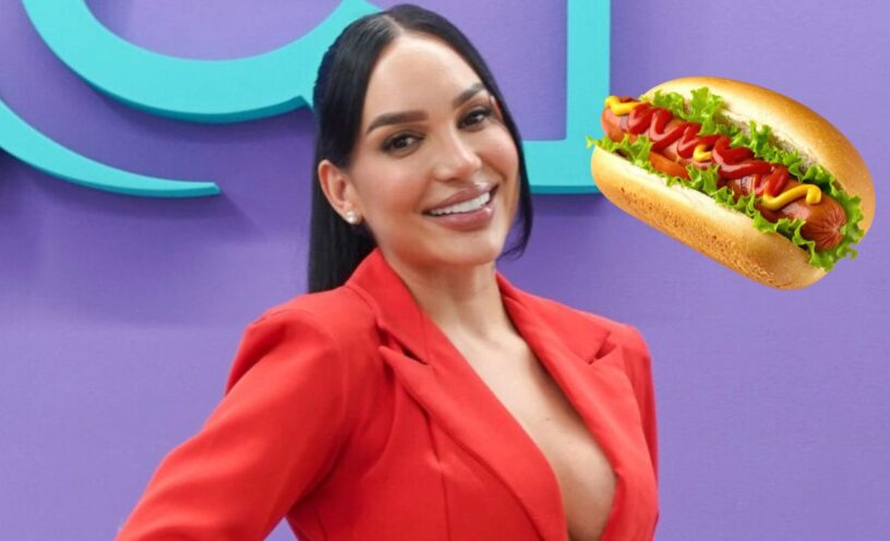 La foto de Andrea Valdiri cuando vendía perros calientes en las calles de Barranquilla