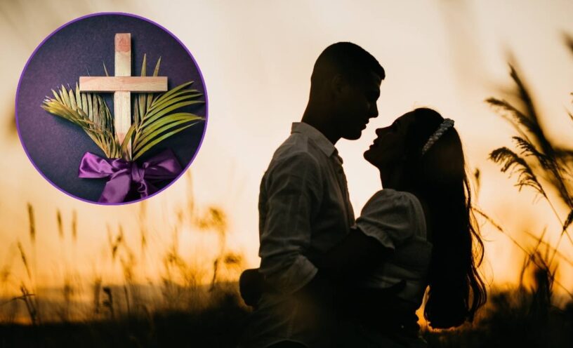 pareja se quedó 'pegada' en Semana Santa