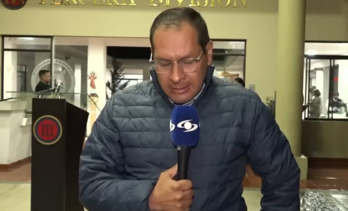 periodista Caracol lloró en vivo