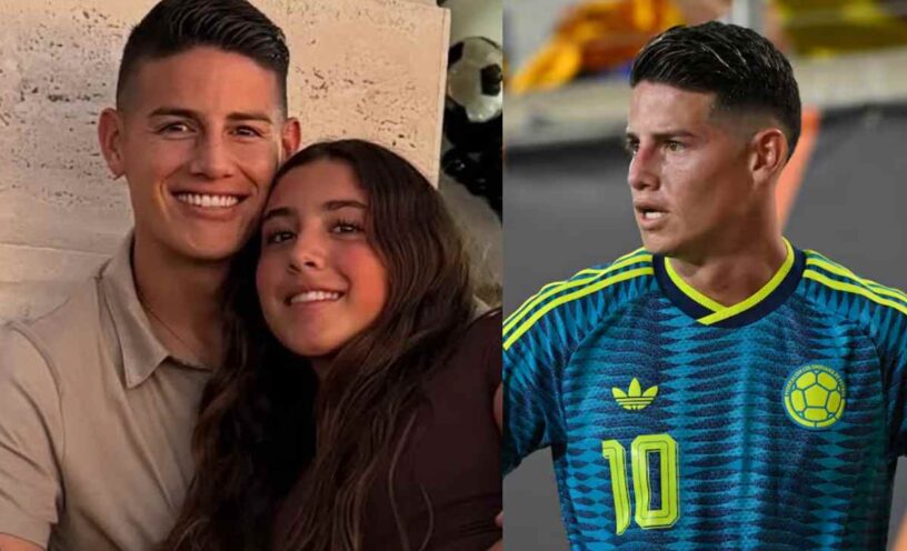 ¿Qué dijo Salomé, la hija de James Rodríguez, sobre la situación médica de su padre?