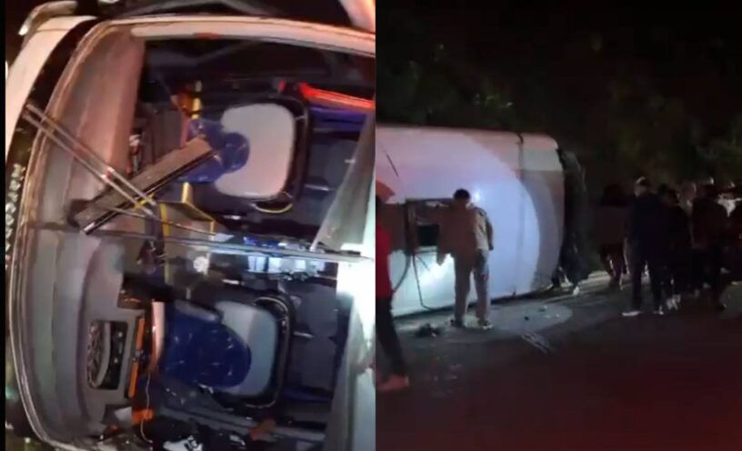 accidente vía Bogotá La Vega