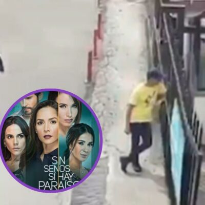 Salió a la luz video del ataque en el set de 'Sin senos sí hay paraíso'