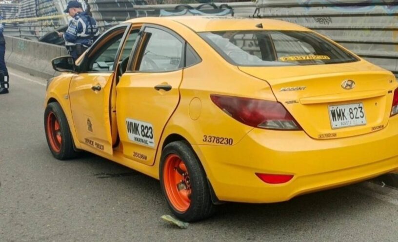 taxista murió en la Avenida Ciudad de Cali