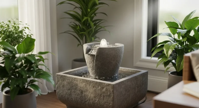 Cómo usar fuentes de agua en casa para atraer energía positiva según el Feng Shui