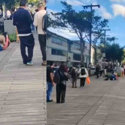 dos mujeres pelearon en la calle de Bogotá