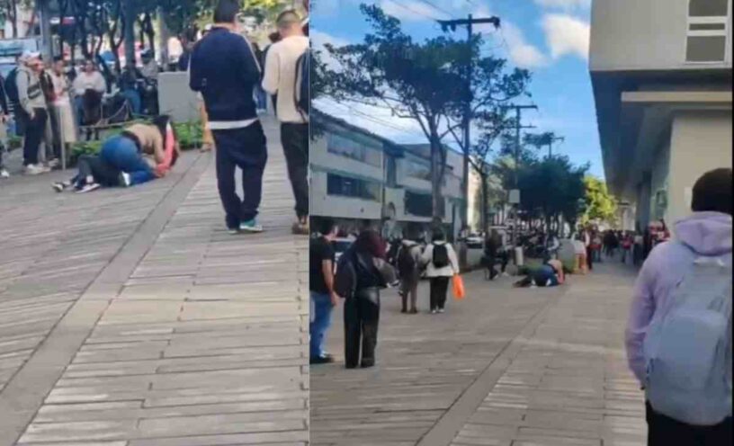 dos mujeres pelearon en la calle de Bogotá