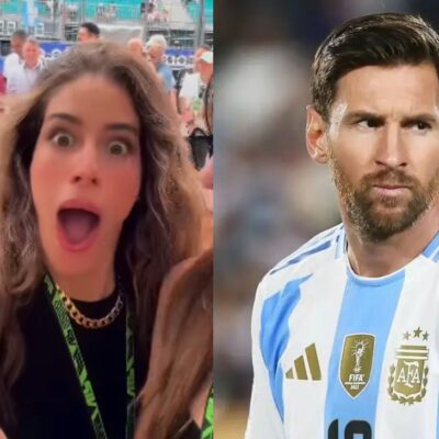 El video de la coqueteada de Messi a la actriz Manuela González