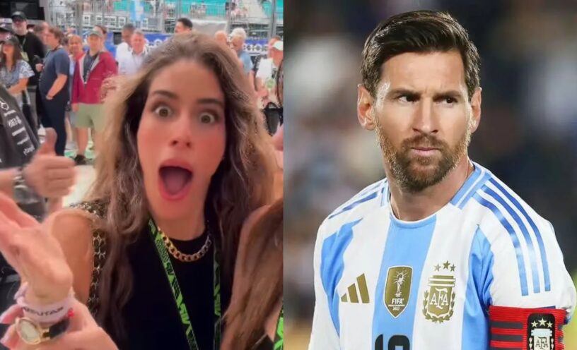 El video de la coqueteada de Messi a la actriz Manuela González
